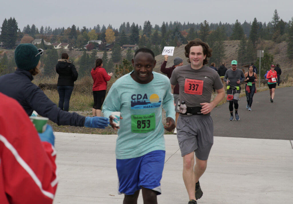 Runners at top of Doomsday HIll